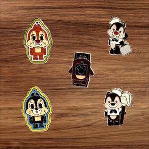 5 Chip and Dale Disney Parks Trading Pins, Plus 2 Bonus Pins